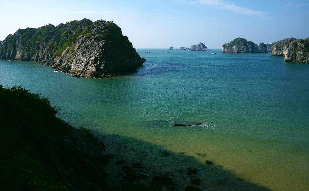 Gieng Ngoc Sea Moutain View Cat Ba Hotel Dong Khe Sau Exterior foto